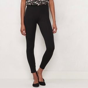 New Lauren Conrad LC Mid Rise Black Leggings Size XS Short NWT